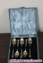 Vendo conjunto de 5 cucharas antiguas(1890)de caf, sheffield,epns,son de nquel