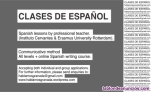 SPANISH LESSONS BY EXPERIENCED TEACHER (online)