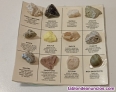 Coleccin de 12 variedades de rocas autntica,con descripcin por cada roca