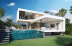 Modernas villas en primera lnea de golf con calid