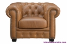 Vendo sofa chester 1 plaza marrn vintage 
