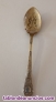 Vendo cuchara de postre antigua de 1840 ,de metal dorado ,hecha en reino unido 