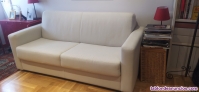 Fotos del anuncio: Sofa cama  color crudo sistema italiano tres plazas 