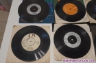 Lote de 9 discos de vinilo de 7',45 rpm,todos hecho en reino unido,1963-87