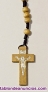 Collar religioso jerusalm para nios (rosario),hecho a mano de madera de olivo 
