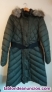 Abrigo nuevo verde polyester amisu talla 40. Recoger en san jos/aragonia