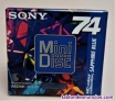 Minidisc vrgenes tdk lucir 74 y sony colours 74 limited edition