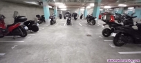 Plaza moto  alquiler sagrera con videovigilancia 
