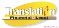 Traducciones financieras y traducciones jurdicas