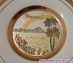 Fotos del anuncio: Plato pequeo de cermica, original art chokin hawaii con detalles de oro 24 kt,