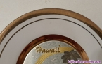 Fotos del anuncio: Plato pequeo de cermica, original art chokin hawaii con detalles de oro 24 kt,