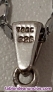 Collar de plata de ley 925,con colgante de amatista redondeada de plata tggc 925