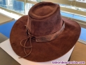 Sombrero de piel autntica Indiana Jones Style