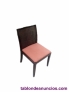 Fotos del anuncio: Cmoda silla de madera oscura y silln rosado
