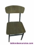 Oferta silla metal-madera