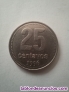 Moneda 25 centavos 1996
