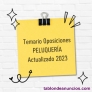 Temario Oposiciones Peluquera 2023
