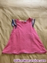 Camiseta rosa sin mangas para nia de Zara