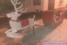 Decoracin de Navidad trineo con reno