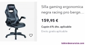 Vendo silla gaming ergonmica Bergner Racing Pro