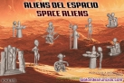 Lote de figuras de la serie alienijenas del espacio - aliens - escala 1/72 