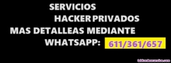 Hacker 2023 para mas informacion whatsapp tlf: 611361657