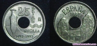 Moneda de 25 pesetas juan carlos i 1997 melilla