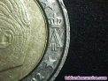 Moneda de 2 euros R. Alberto Blgica 2002 con error de acuacion