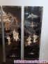 Fotos del anuncio: Biombo chino antiguo con incrustaciones de nacar