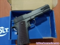 Airsoft colt m1911 a1 c02 anivers. Negro 