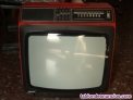 TV ELBE rojo-porttil-vintage-de tubo-15-TV color.
