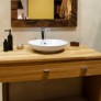 Muebles con lavabo grifo espejo 