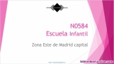 N0584 Escuela Infantil en la zona ESTE de Madrid Capital