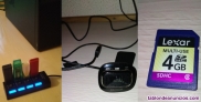 Fotos del anuncio: Hub  4  usb , webcam  y  tarjeta  4  gb  20  €