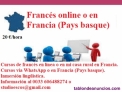 Profesor de francs via Internet o en Francia (1 hora de Sans Sebastian)