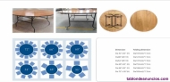 Fotos del anuncio: Mesas en madera para banquetes