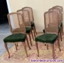Conjunto 6 sillas antiguas en venta temporal para restaurar