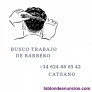 Busco trabajo de barbero 