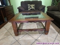 Fotos del anuncio: Conjunto sofs y mesa madera