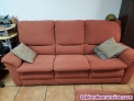 Fotos del anuncio: Vendo 2 sofas de tres plazas en tela 