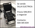 Se vende silla electrica