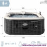 Jacuzzi purespa burbujas greystone delux