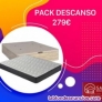 Liquidacin pack descanso !! canap ms colchn visco