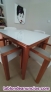 Fotos del anuncio: Se vende mesa de comedor 1 metro por 1 metro