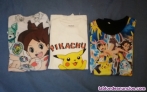 Lote 3 camisetas nio 