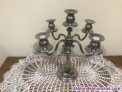 Candelabro plateado