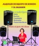 Alquiler de Equipo de Sonido y Dj