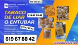 Tabaco por kilos para liar o entubar rubio y negro, 619 67 88 42