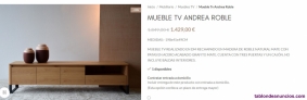 Fotos del anuncio: Mueble de television de madera de roble - de diseo