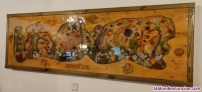 Fotos del anuncio: Mesa madera mural acuario arrecife peces corales resina epoxi 